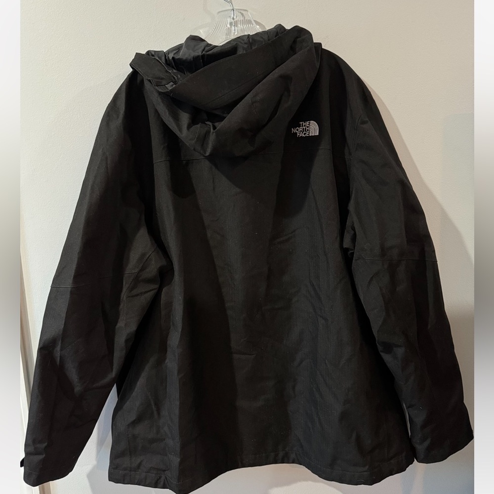 The North Face HyVent Black Double Jacket Size XL